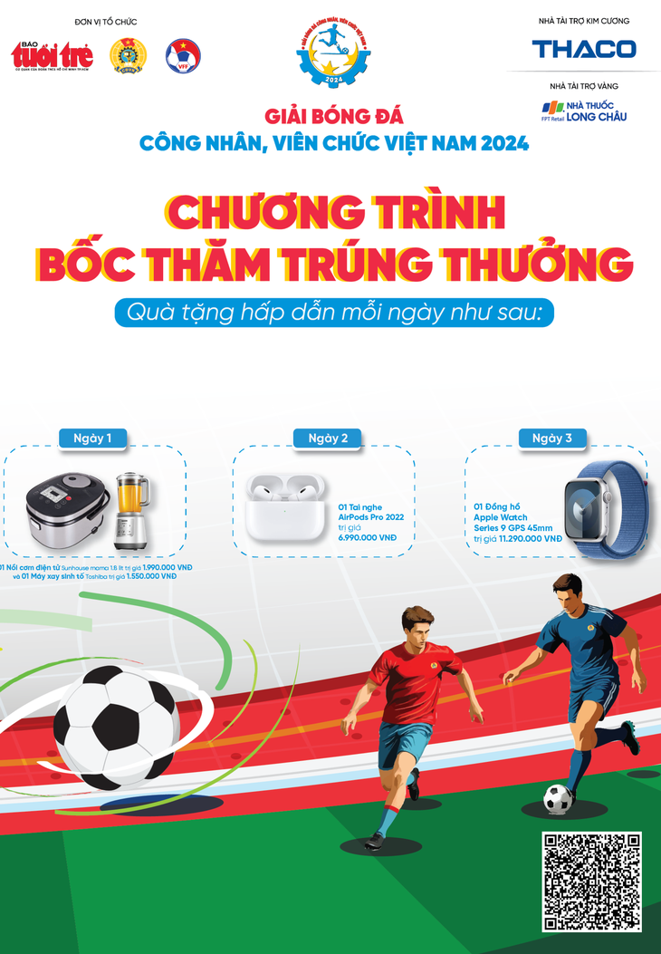 2 cầu thủ Công đoàn Hậu Giang may mắn trúng thưởng từ FPT Long Châu - Ảnh 3.